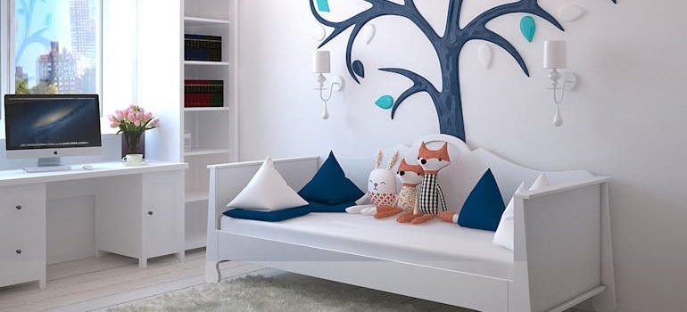 kids’ room moving tips